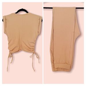 NWT Crop Top and Jogger Set Sz S